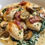 Pollo con espinacas fácil, cremoso y listo en 40 minutos