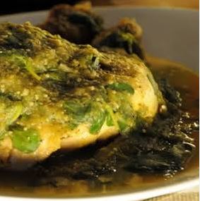 Pollo con verdolagas